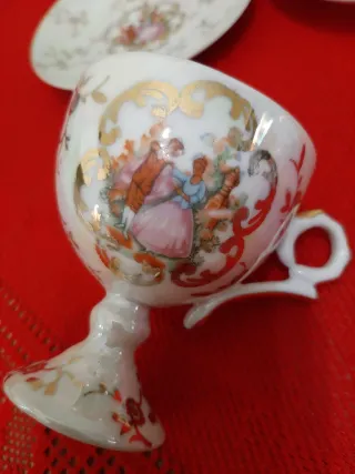 Coppia Tazzine Vintage con Piattini