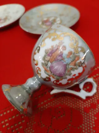 Coppia Tazzine Vintage con Piattini