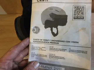 Casco Crivit sky-snowboard con visor fotocromatico