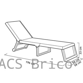 Tumbona Dream Antracita