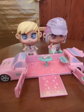 Trotties Emma, Lucy y limusina rosa