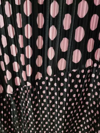 Falda tubo Sfera lunares rosa talla M