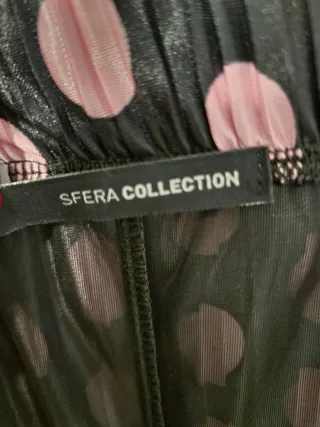 Falda tubo Sfera lunares rosa talla M