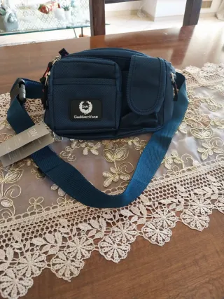 Marsupio Unisex GianMarcoVenturi Blu Nuovo