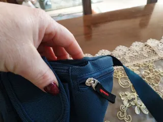 Marsupio Unisex GianMarcoVenturi Blu Nuovo