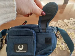 Marsupio Unisex GianMarcoVenturi Blu Nuovo