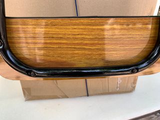 Juego de 2 sillas vintage madera y metal