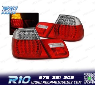 PILOTOS BMW E46 COUPE 99-03 LED INTERMITENTE DINAMICO ROJO C