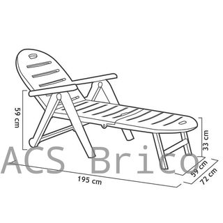 Tumbona Caimán Blanca