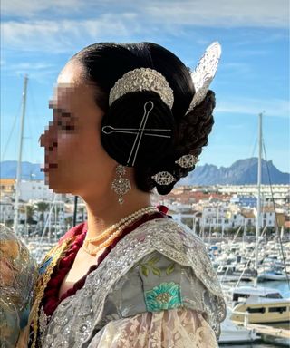 Aderezo Fallera Plata Junior/Juvenil