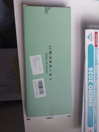 Teclado Inalámbrico Bluetooth Pilas Blanco