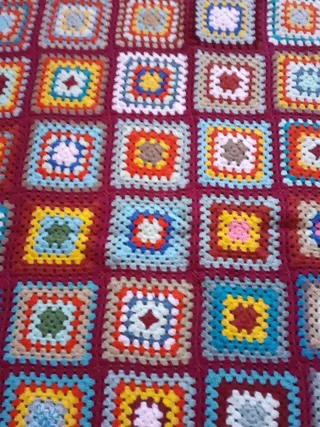 Coperta patchwork fatta a mano