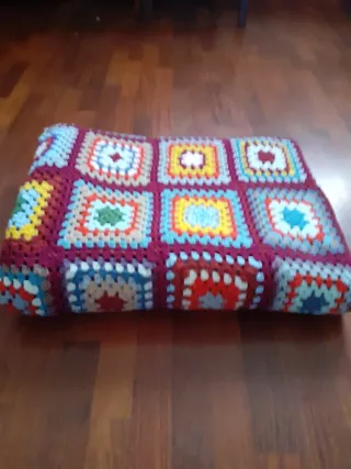 Coperta patchwork fatta a mano