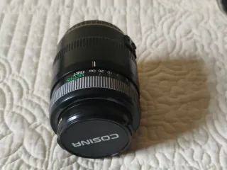 Cámara Canon EOS 5 + 2 objetivos Cosina