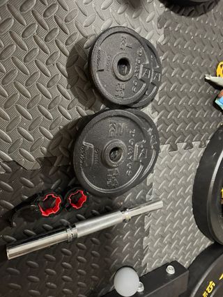 Set Pesas y Mancuernas Domyos Ajustables