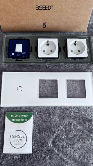 Enchufe y Interruptor BSEED Wifi Smart Blanco