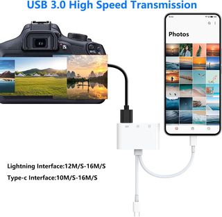 Adaptador Lector Tarjetas SD/TF USB para Móvil/PC