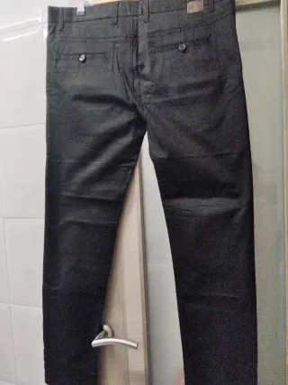Pantalones negros hombre Talla XL
