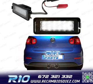LUCES MATRÍCULA LED PARA VOLKSWAGEN VW GOLF V 05-08