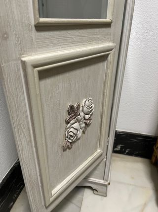 Vitrina alta madera y cristal