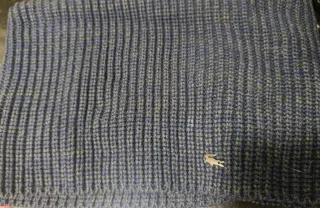 Cuello Lacoste Hombre Azul/Gris