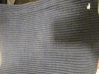 Cuello Lacoste Hombre Azul/Gris