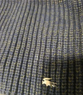 Cuello Lacoste Hombre Azul/Gris