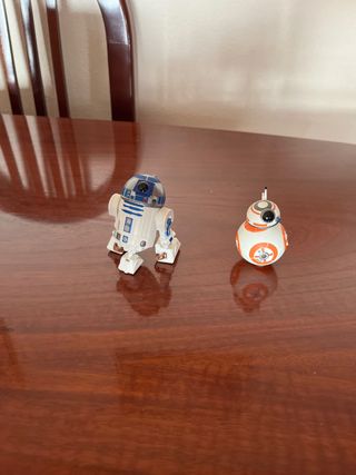 Figuras R2-D2 y BB-8 Star Wars