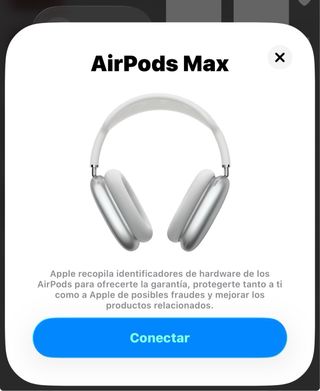 Airpods Max Azul con Soporte Plateado