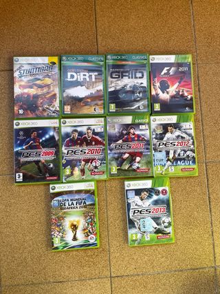 Lote 11 Giochi Xbox 360 Originali – PES, F1, DiRT