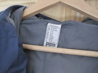 Chaqueta t 3XL acolchada azul grisáceo