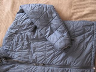 Chaqueta t 3XL acolchada azul grisáceo