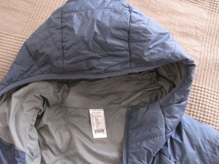 Chaqueta t 3XL acolchada azul grisáceo