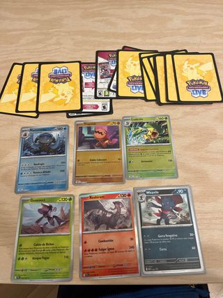 Cartas Pokémon TCG - Mamoswine, Genesect, Reshiram