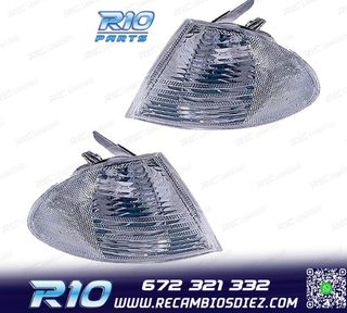 INTERMITENTES FRONTALES BMW E46 BERLINA 98-01 CROMO OPACO