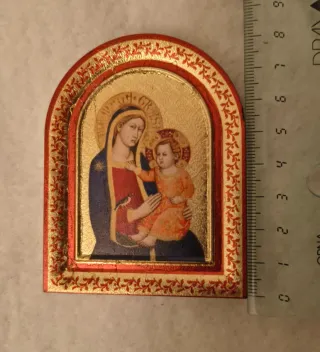 Quadretto immagine sacra Madonna con Bambino