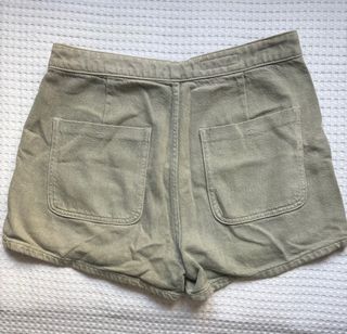 Falda pantalón Zara verde militar