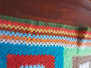 Coperta patchwork fatta a mano