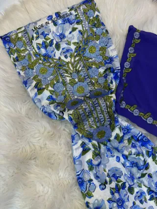 Mijwar bordado floral multicolor