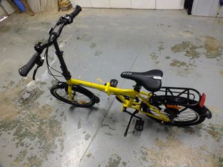 Bicicleta Plegable con pinchazo Moma Bikes