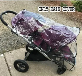 Funda lluvia carrito gemelar