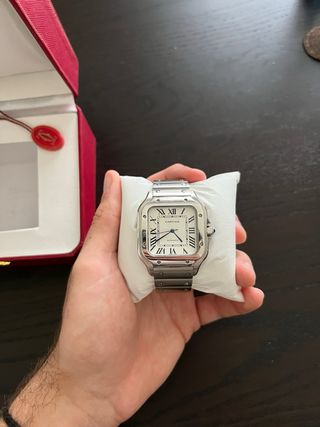 Reloj Cartier Santos Blanco