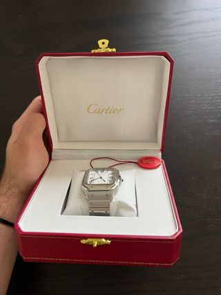 Reloj Cartier Santos Blanco