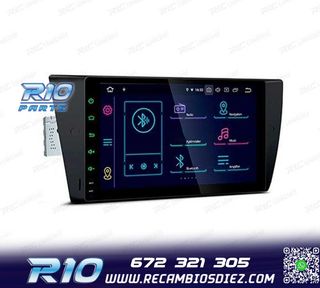 RADIO GPS ANDROID 14 BMW E90 E91 E92 E93 PANTALLA 9" TACTIL