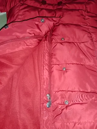 Giaccone bambina bordeaux