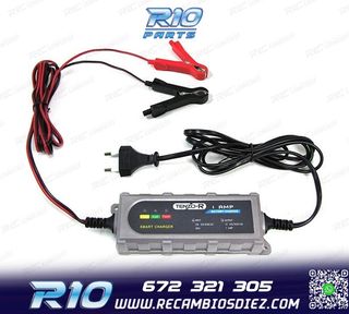 CARGADOR DE BATERIA COCHE MOTO BARCO 12V