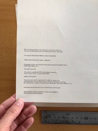 The paintings of Carl Larsson (Pan books)