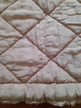 Cuscino/Tappeto Beige Trapuntato