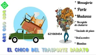 Chico del transporte barato económico