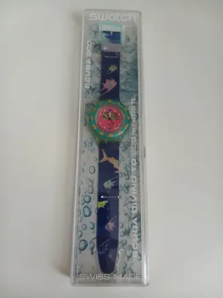 Swatch Scuba "Happy Fish" sigla SDN101 anno 1991